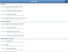 Tablet Screenshot of forum-sam.com
